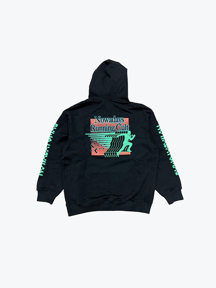 Nowadays Magazine – Nowadays Magazine - Running Cult Hoodie Black - Truien - Heren – Zwart – Truien