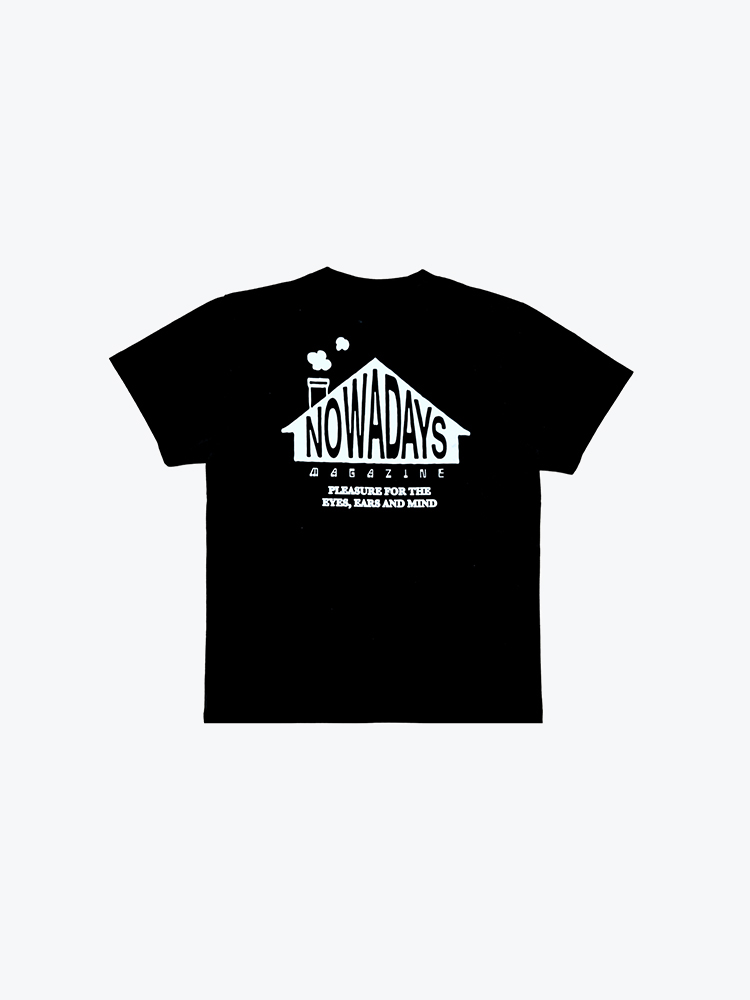 Nowadays Magazine – Nowadays Magazine - House Tee Black - T-Shirts - Heren – Zwart – T-Shirts