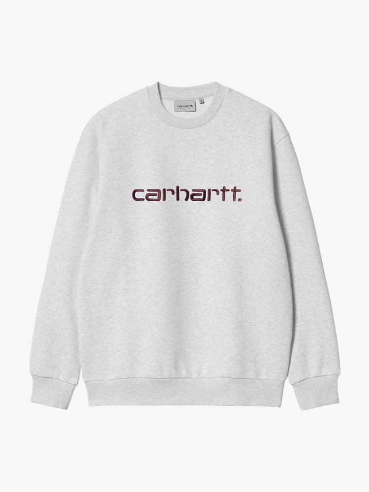 Carhartt WIP – Carhartt WIP - Carhartt Sweat Grijs - Truien - Heren – Grijs – Truien