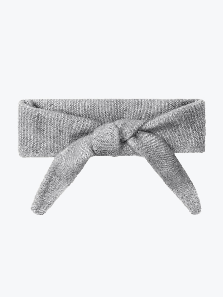 Samsoe Samsoe – Samsoe Samsoe - Sanor Diamond Scarf 7355 Grey Mel. - Sjaals - Heren – Grijs – Sjaals