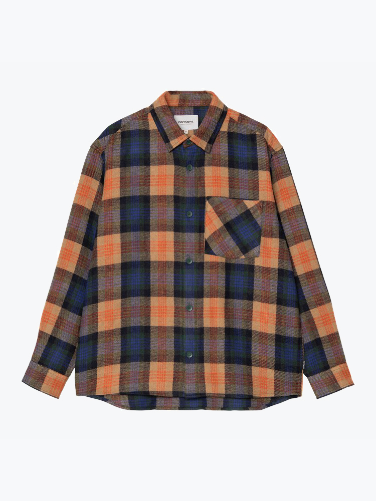 Carhartt WIP – Carhartt WIP - L/S Dern Shirt Multi - Overhemden - Heren – Multi – Overhemden