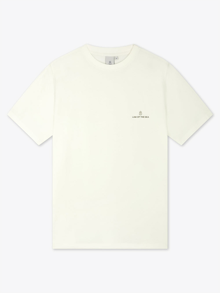 Law Of The Sea – Law Of The Sea - Law Coconut Milk - T-Shirts - Heren – Wit – T-Shirts