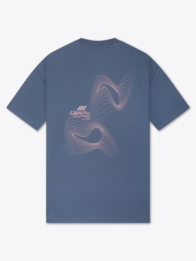 Law Of The Sea – Law Of The Sea - Epicentre Bering Sea - T-Shirts - Heren – Blauw – T-Shirts