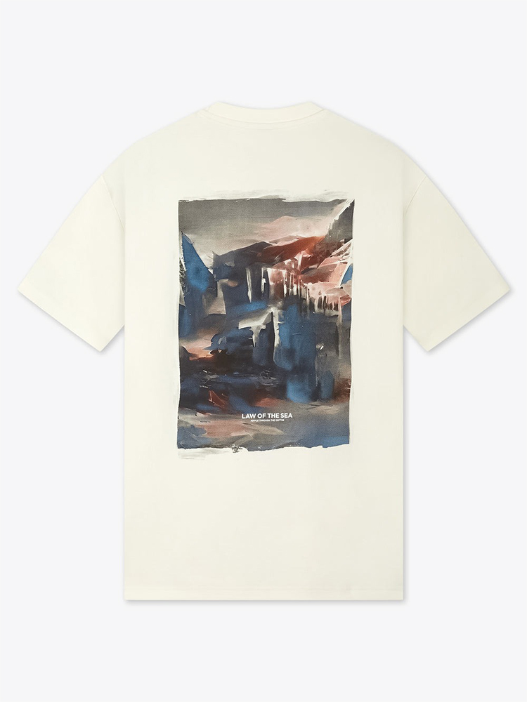 Law Of The Sea – Law Of The Sea - Tundra Coconut Milk - T-Shirts - Heren – Wit – T-Shirts