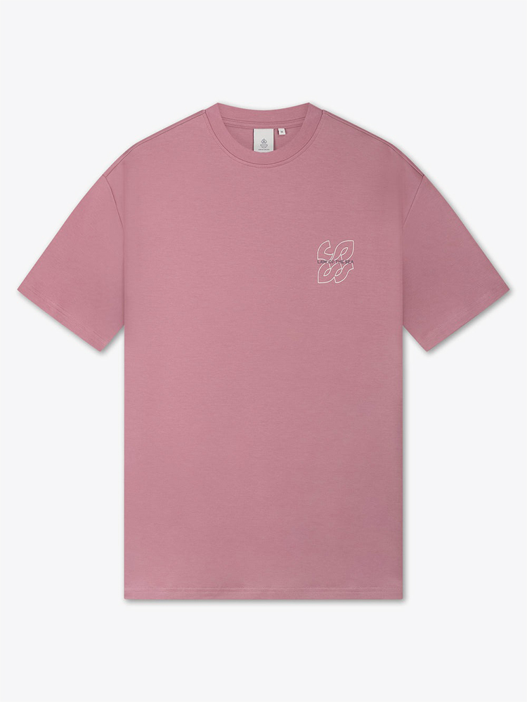 Law Of The Sea – Law Of The Sea - Seismic Nostalgia Rose - T-Shirts - Heren – Roze – T-Shirts