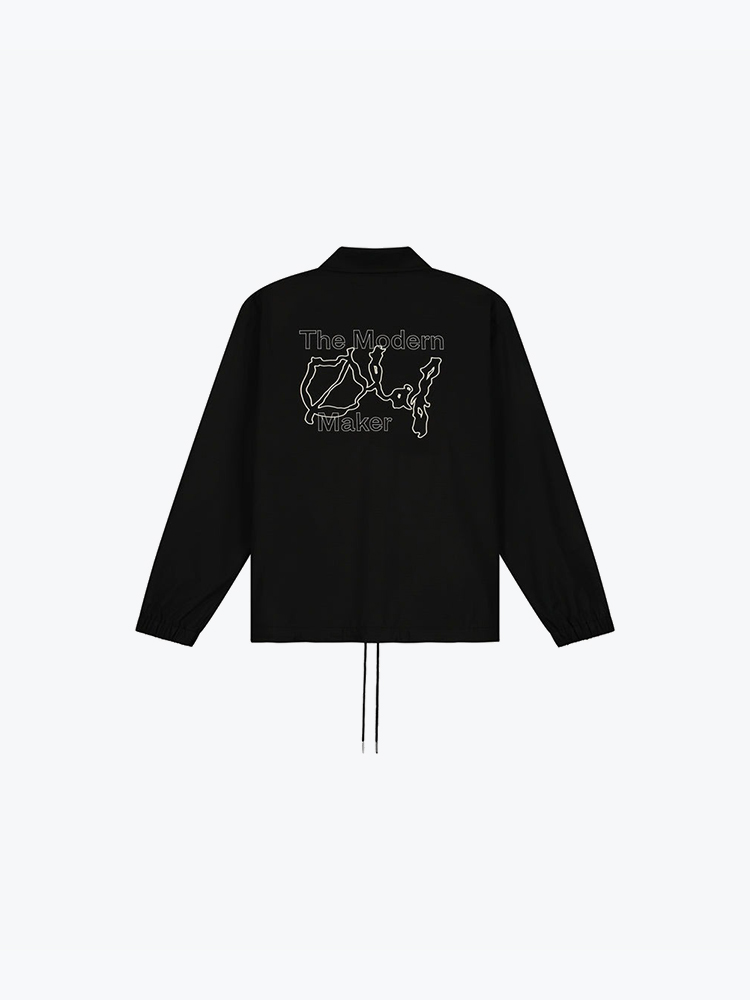 OLAF – Olaf - Modern Maker Coach Jacket Black - Jassen - Heren – Zwart – Jassen