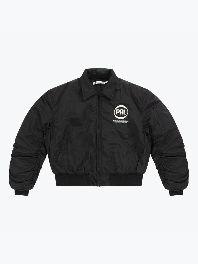 Pal Sporting Goods – Pal Sporting Goods - The Offcial PAL Sponsor Bomber Jacket Caviar - Jassen - Heren – Zwart – Jassen