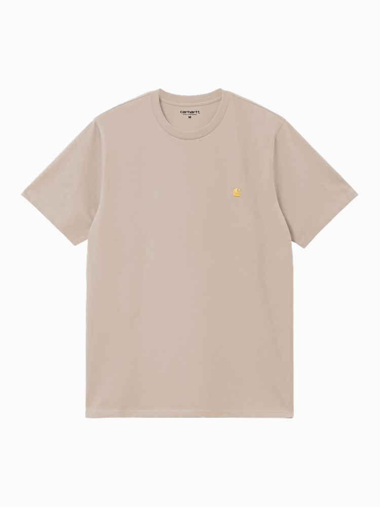 Carhartt WIP – Carhartt WIP - S/S Chase T-Shirt Geel - T-Shirts - Heren – Geel – T-Shirts