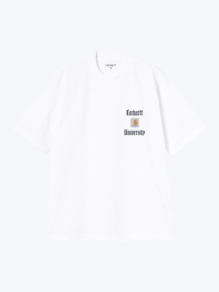 Carhartt WIP – Carhartt WIP - S/S Schooling Heart T-Shirt Wit - T-Shirts - Heren – Wit – T-Shirts