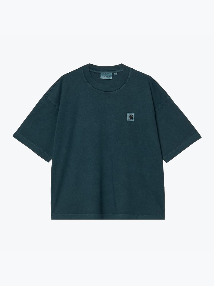 Carhartt WIP – Carhartt WIP - W' S/S Nelson T-Shirt Blauw - T-Shirts - Dames – Blauw – T-Shirts