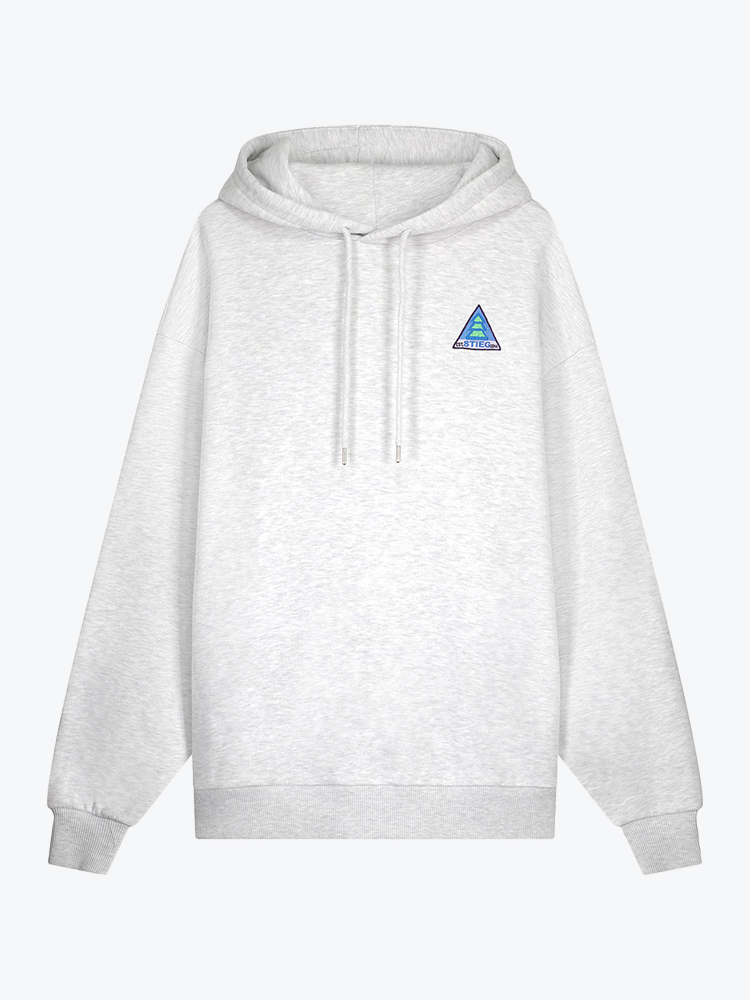 Stieglitz – Stieglitz - Cisco Hoodie Melange grey - Truien - Dames – Grijs – Truien