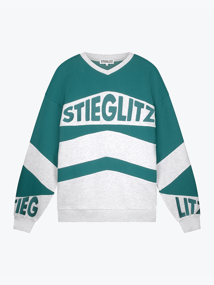 Stieglitz – Stieglitz - Hugo Sweater Melange grey - Truien - Dames – Grijs – Truien