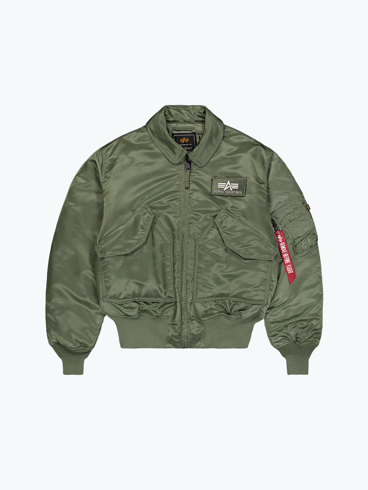 Alpha Industries – Alpha Industries - CWU-45 Heritage Bomber Jacket Sage-Green - Winterjassen - Heren – Groen – Winterjassen