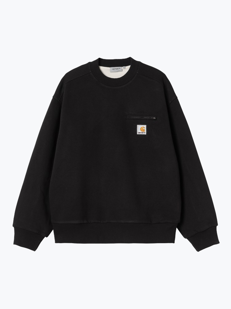 Carhartt WIP – Carhartt WIP - Detroit Sweat Zwart - Truien - Heren – Zwart – Truien