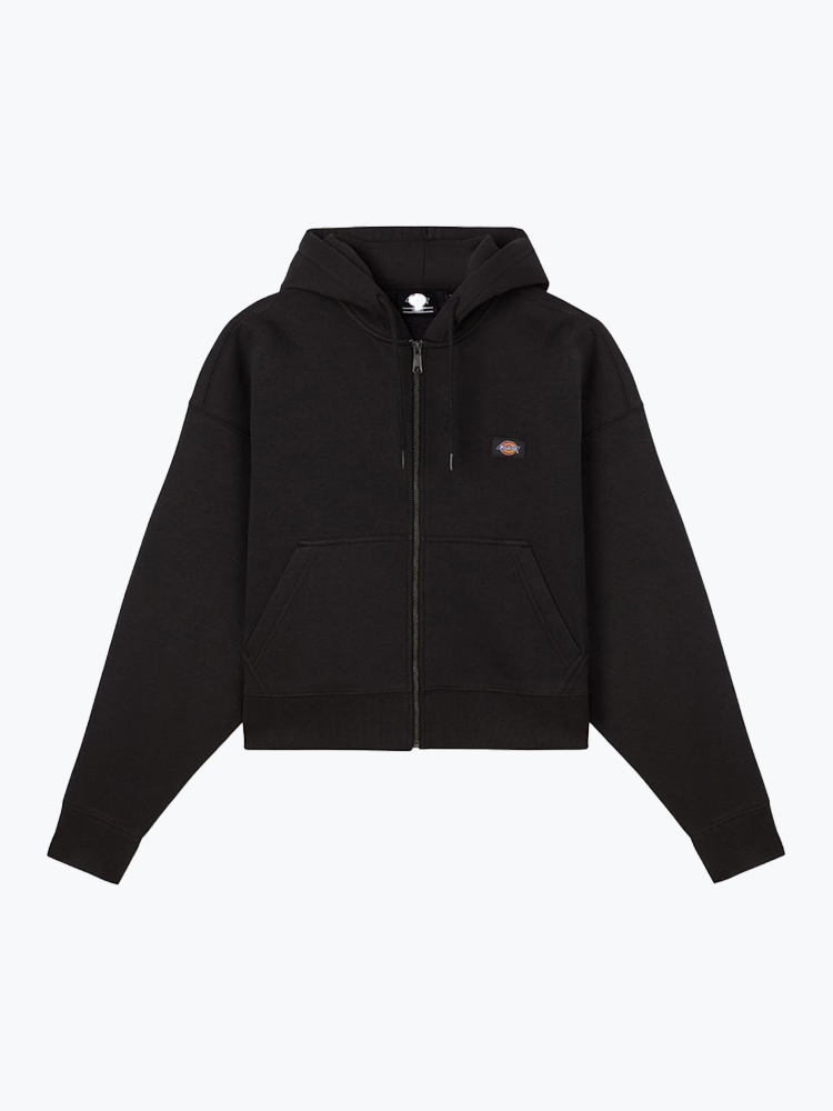 Dickies – Dickies - Oakport Zip Hoodie  Black - Truien - Dames – Zwart – Truien