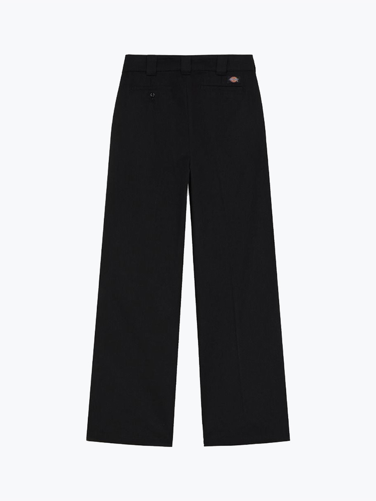 Dickies – Dickies - Wide Leg Pant  Black - Broeken - Dames – Zwart – Broeken