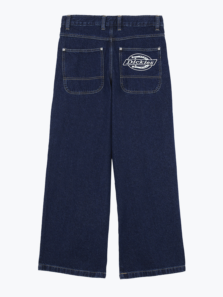 Dickies – Dickies - Hilham Denim  Dark Indigo - Broeken - Heren – Blauw – Broeken