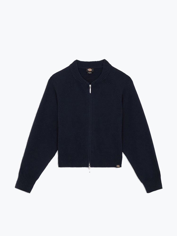 Dickies – Dickies - Milan Fz Sweater W Night Sky - Truien - Dames – Blauw – Truien