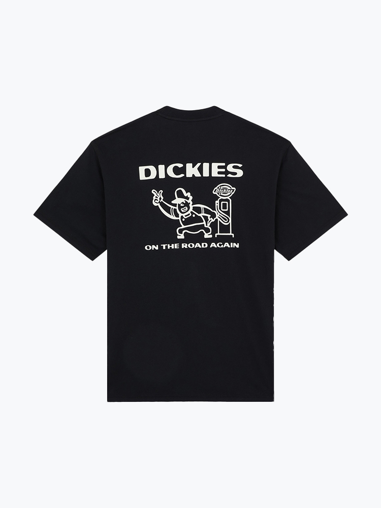 Dickies – Dickies - Burns Tee Ss Black - T-Shirts - Heren – Zwart – T-Shirts