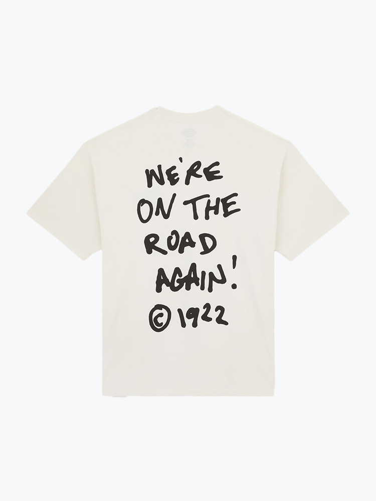 Dickies – Dickies - Sneedville Tee Ss Egret - T-Shirts - Heren – Beige – T-Shirts