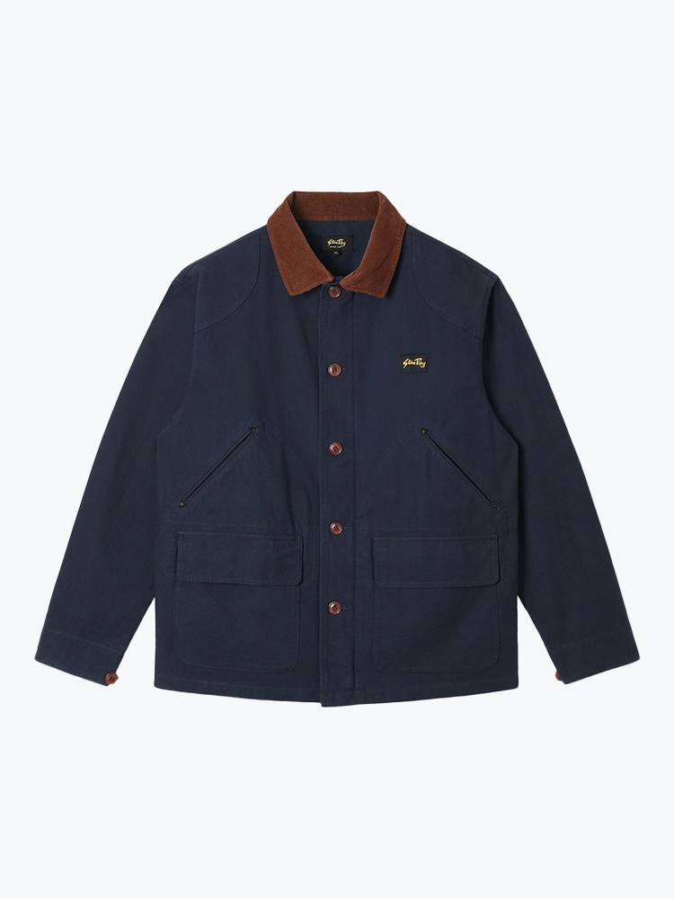 Stan Ray – Stan Ray - Hunters Jacket Navy Heather - Jassen - Heren – Blauw – Jassen
