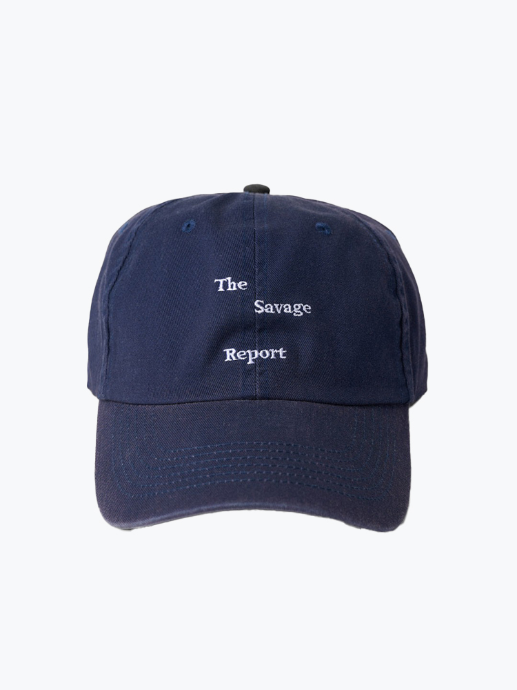 The Savage Report – The Savage Report - Tsr Wave Logo Cap Navy - Petten - Heren – Blauw – Petten