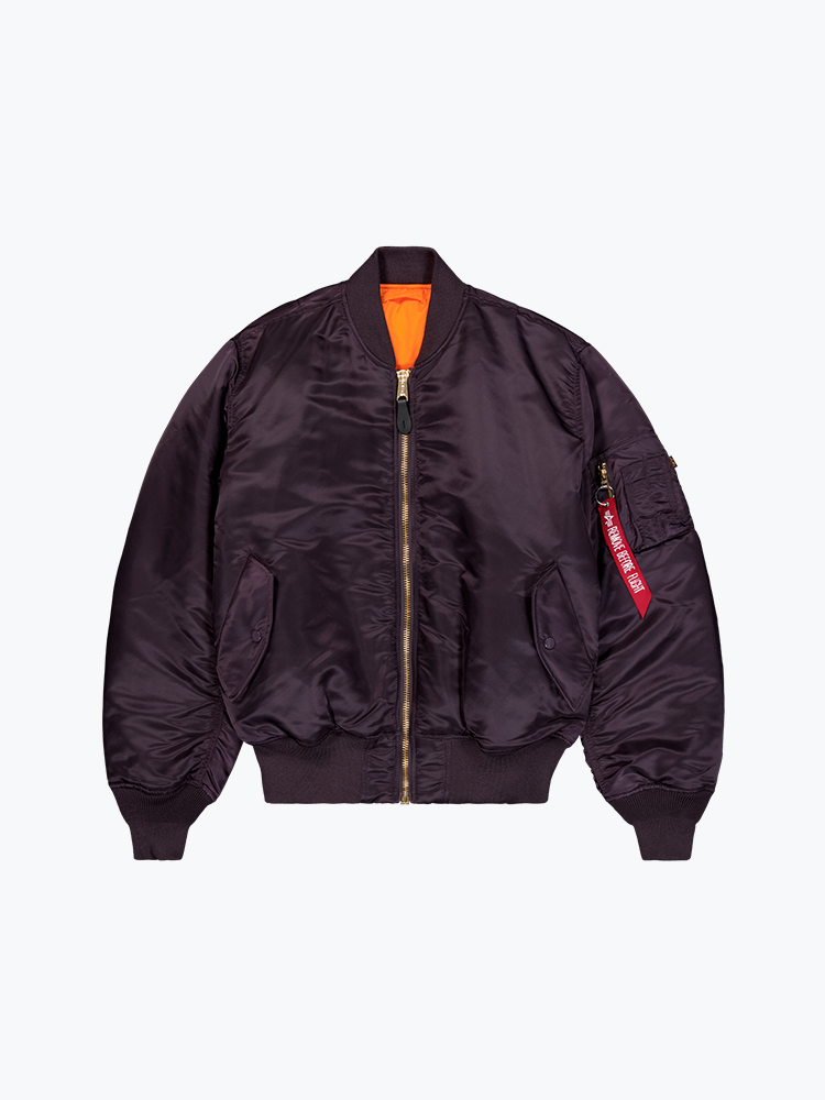 Alpha Industries – Alpha Industries - MA-1 Heritage Bomber Jacket Plum - Winterjassen - Heren – Paars – Winterjassen