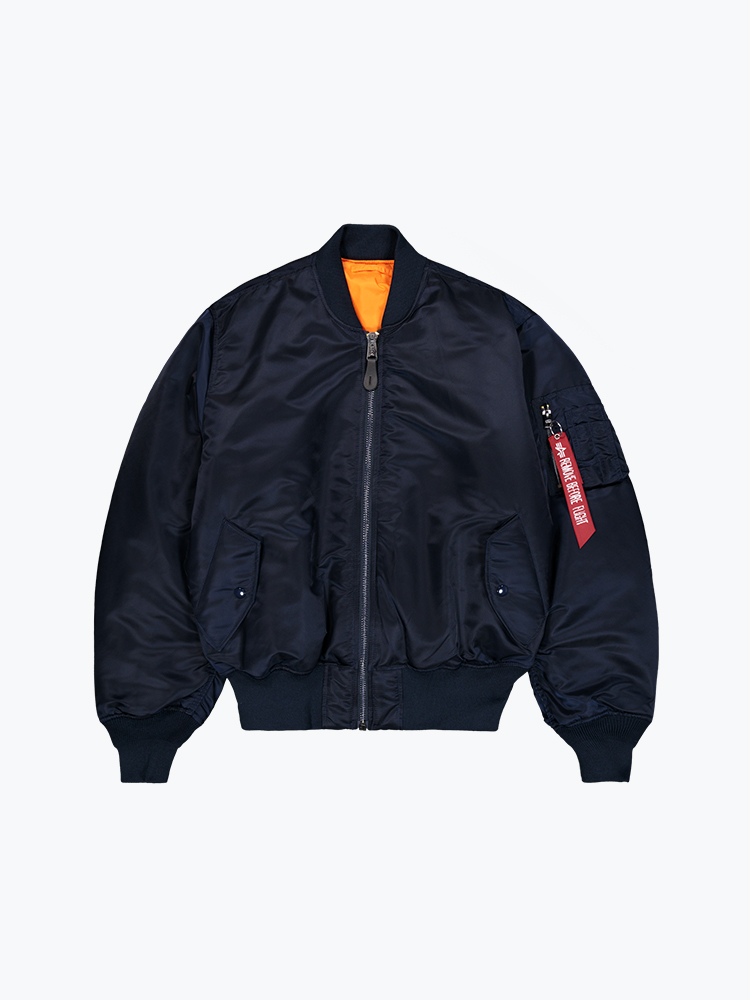 Alpha Industries – Alpha Industries - MA-1 Heritage Bomber Jacket Rep.Blue - Winterjassen - Heren – Blauw – Winterjassen
