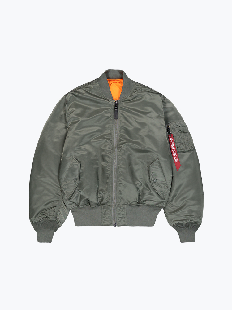 Alpha Industries – Alpha Industries - MA-1 Heritage Bomber Jacket Vintage Green - Winterjassen - Heren – Groen – Winterjassen
