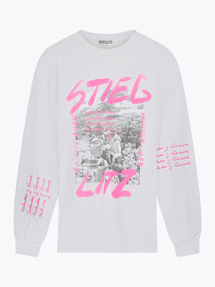 Stieglietz – Stieglitz - Maximo Skate Longsleeve White - T-Shirts - Dames – Wit – T-Shirts