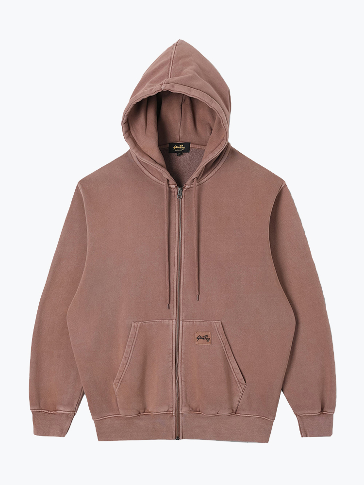Stan Ray – Stan Ray - Patch Zip Hood Washed Acorn - Truien - Heren – Multi – Truien