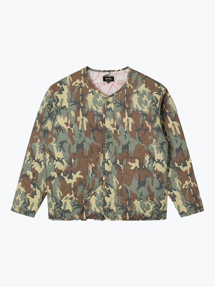 Stan Ray – Stan Ray - Quilted Liner Jacket Woodland Dpm - Jassen - Heren – Groen – Jassen