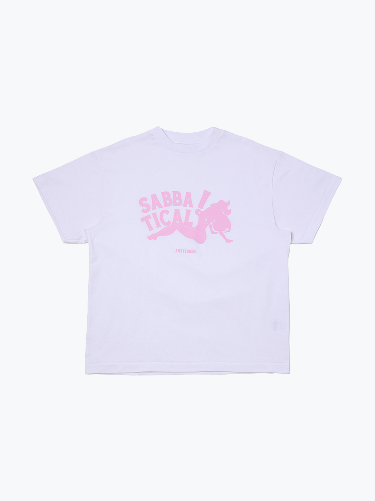 Sabbatical – Sabbatical - Bing T-Shirt  White   - T-Shirts - Heren – Wit – T-Shirts
