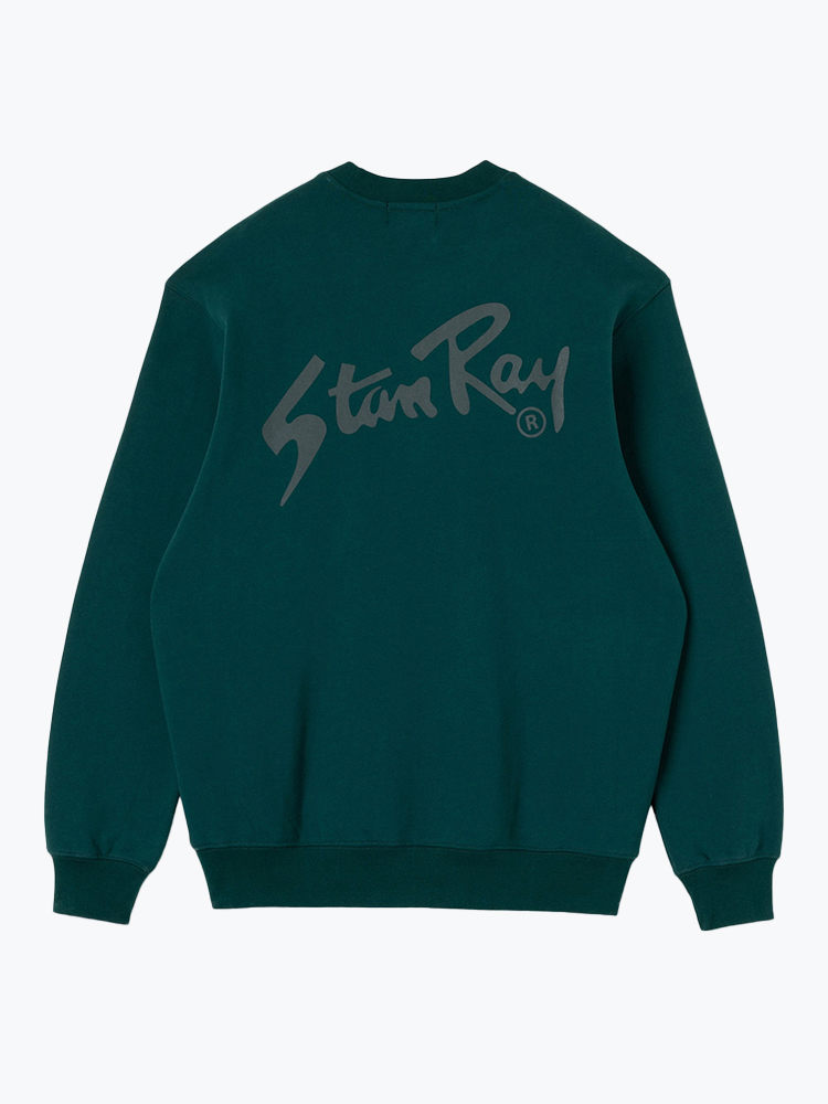 Stan Ray – Stan Ray - Stan Og Crew Botanical Green - Truien - Heren – Groen – Truien