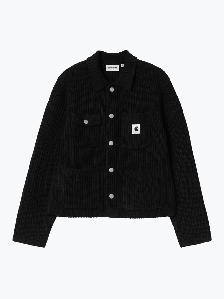 Carhartt WIP – Carhartt WIP - W' Michigan Sweater Zwart - Truien - Dames – Zwart – Truien