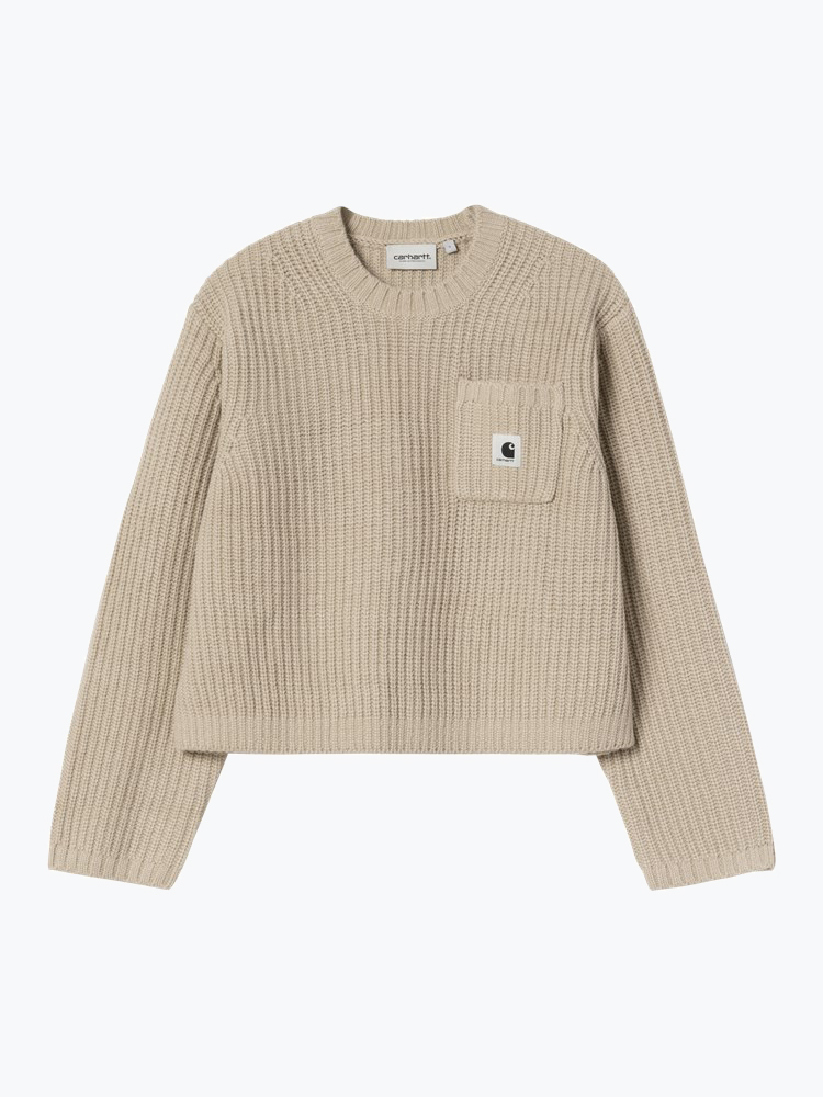 Carhartt WIP – Carhartt WIP - W' Mira Sweater Geel - Truien - Dames – Geel – Truien