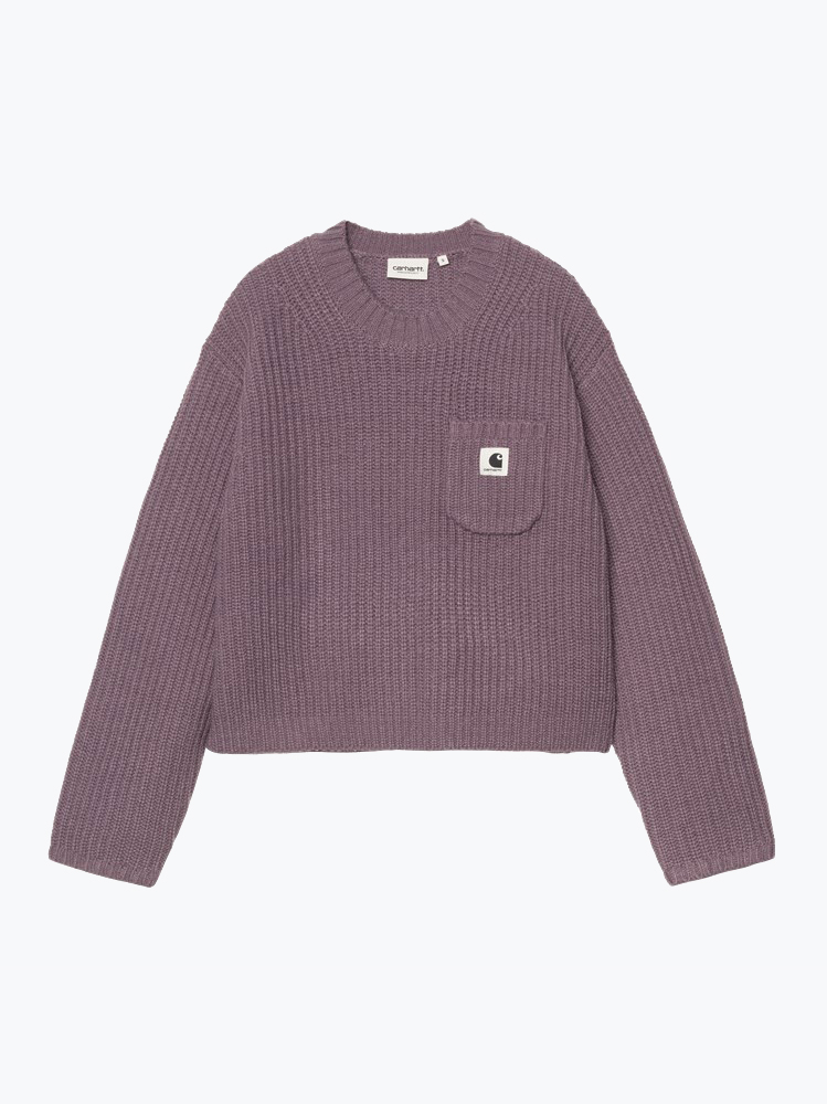 Carhartt WIP – Carhartt WIP - W' Mira Sweater Paars - Truien - Dames – Paars – Truien