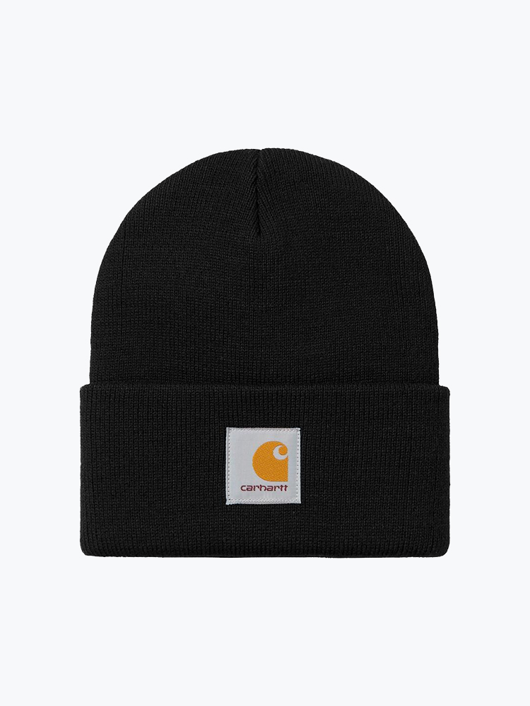Carhartt WIP – Carhartt WIP - Short Watch Hat Zwart - Accessoires > Mutsen - Unisex – Zwart – Mutsen
