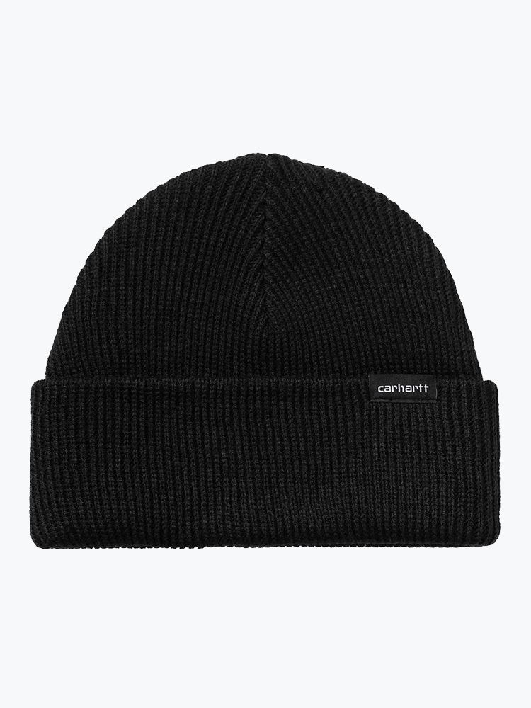Carhartt WIP – Carhartt WIP - Gordan Beanie Zwart - Accessoires > Mutsen - Unisex – Zwart – Mutsen