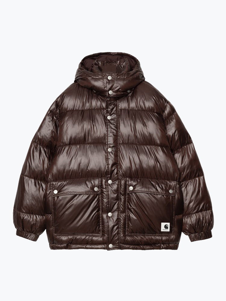 Carhartt WIP – Carhartt WIP - W' Benson Jacket Bruin - Winterjassen - Dames – Bruin – Winterjassen