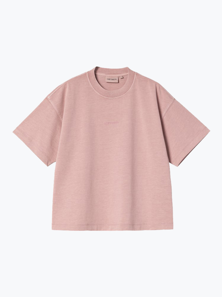 Carhartt WIP – Carhartt WIP - W' S/S Benton T-Shirt Roze - T-Shirts - Dames – Roze – T-Shirts