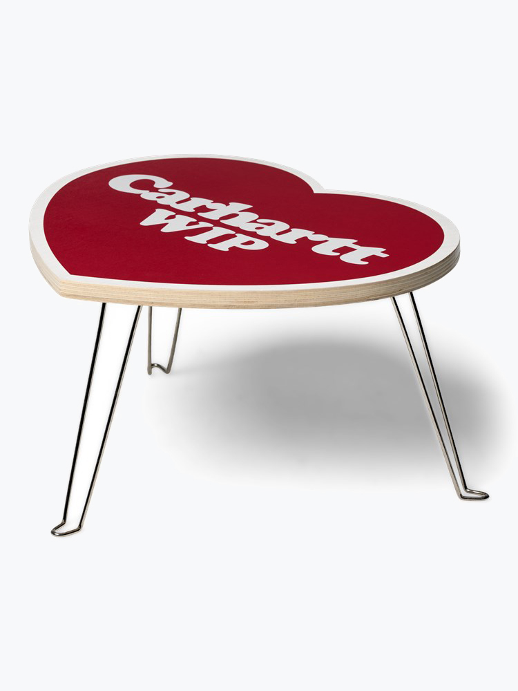 Carhartt WIP – Carhartt WIP - Heart Folding Table Wit - Accessoires > Goodies - Unisex – Wit – Goodies