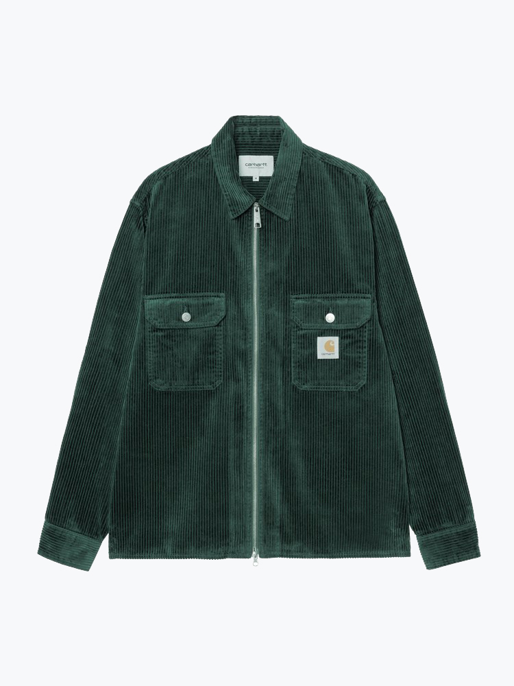 Carhartt WIP – Carhartt WIP - Reynold Shirt Jac Groen - Overhemden - Heren – Groen – Overhemden