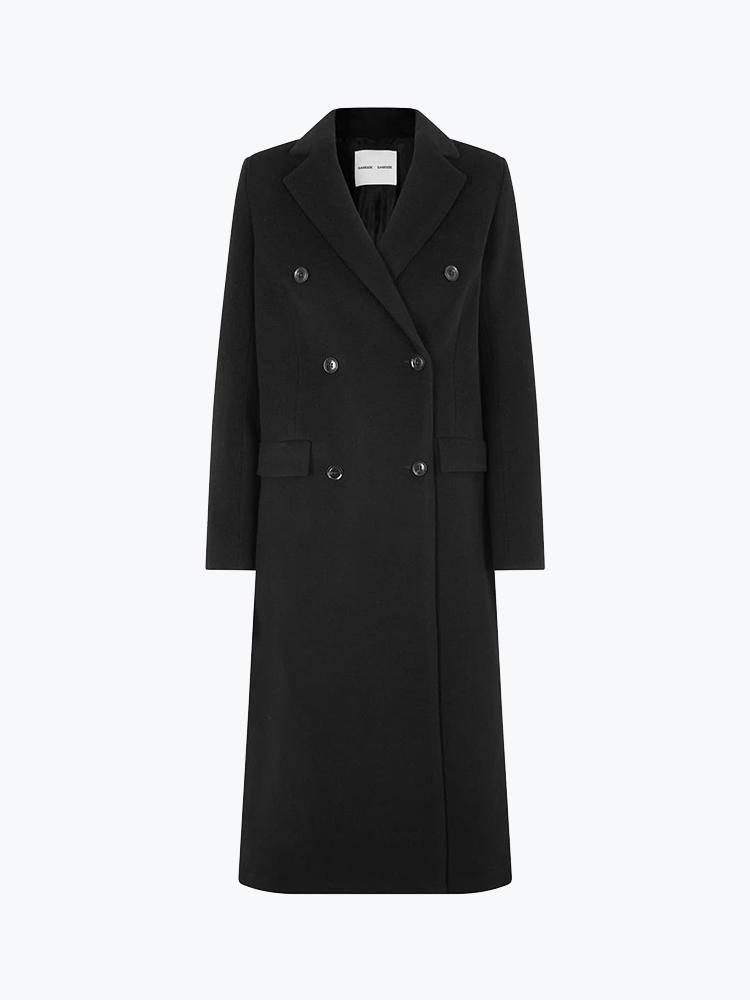 Samsoe Samsoe – Samsoe Samsoe - Falcon Coat 11104 Black - Winterjassen - Dames – Zwart – Winterjassen