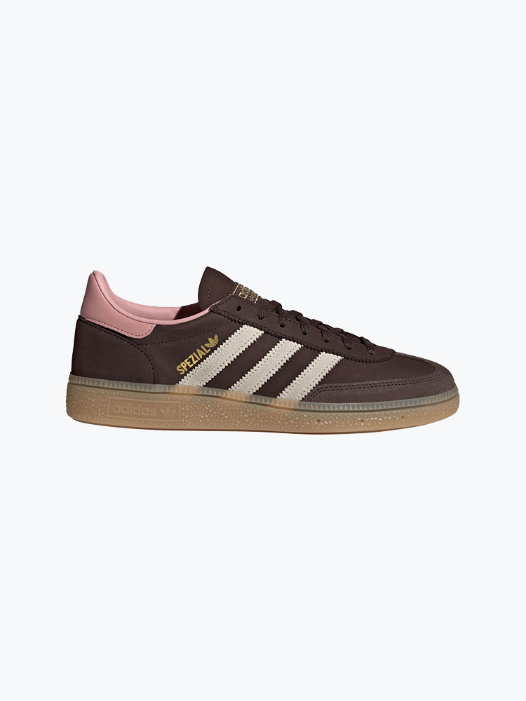 Adidas – Adidas - Handball Spezial W  Dbrown/Alumin/Wonmau Brown - Schoenen - Unisex – Bruin – Schoenen