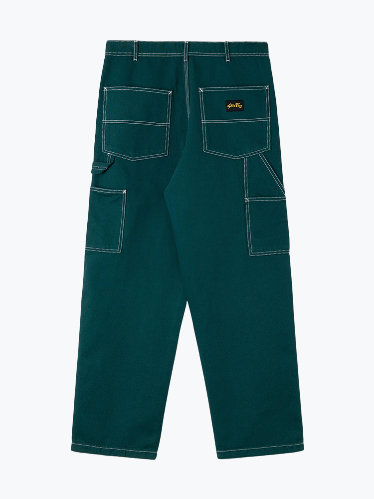 Stan Ray – Stan Ray - Og Painter Pant Botanical Green Bedford - Broeken - Heren – Groen – Broeken