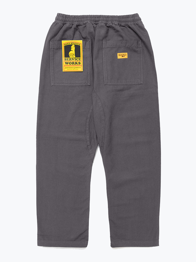Service Works – Service Works - Classic Chef Pants Grey - Broeken - Heren – Grijs – Broeken