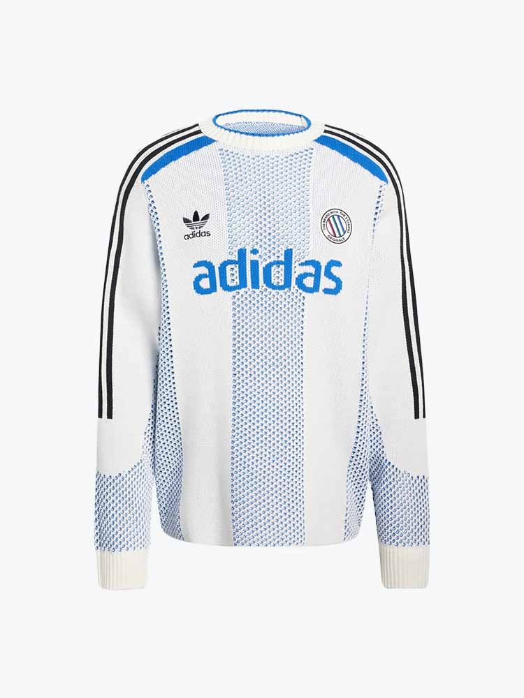Adidas – Adidas - ADC BC LS PO U White - Truien - Heren – Wit – Truien