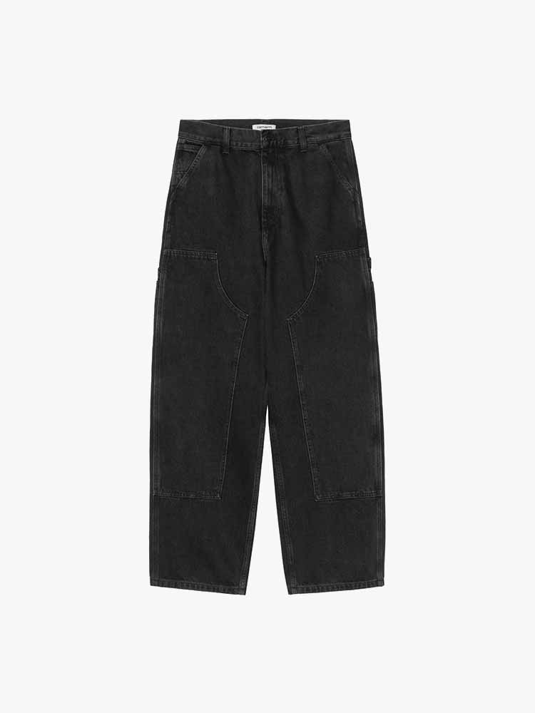 Carhartt WIP – Carhartt WIP - W' Brandon Double Knee Pant Black - Jeans - Dames – Zwart – Jeans