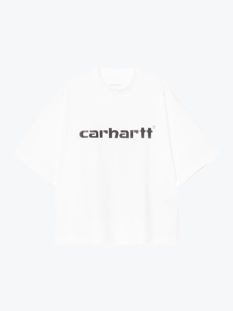 Carhartt WIP – Carhartt WIP - W' S/S Archive Script T-Shirt White - T-Shirts - Dames – Wit – T-Shirts